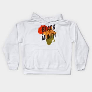 Black history month Africa Kids Hoodie